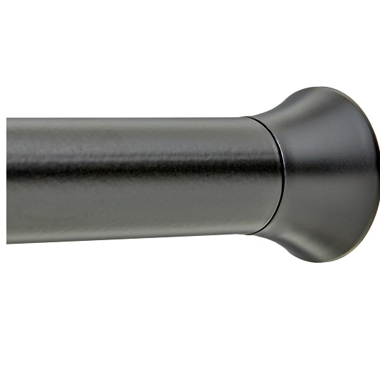 Amazon Basics Shower Curtain Tension Rod, Adjustable Length, 42-73