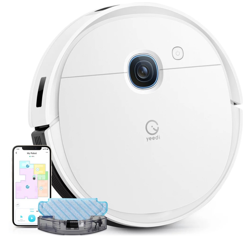yeedi vac 2 Robot Vacuum and Mop 3D Obstacle Avoidance 3000Pa Home Mapping only $99.99
