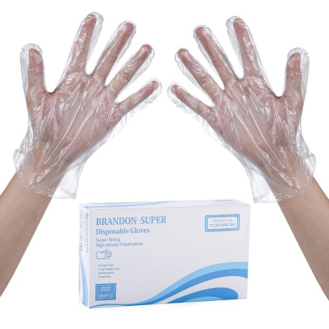 Brandon-super Disposable Food Gloves - Food Handling, Cooking, Kitchen Cleaning and hygien 200 Count (Pack of 1), List Price is $5.99, Now Only $4.55