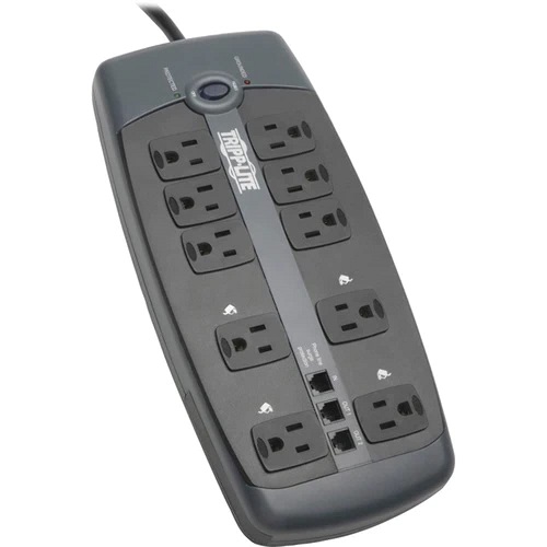 Tripp Lite TLP1008TEL 10-Outlet Surge Protector with Telephone Protection (Without Coaxial Protection), Now Only $16.08