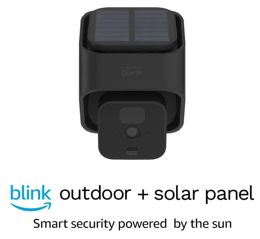 黑五好價！Blink Outdoor（第 3 代）帶太陽能板無線高清智能安全攝像頭，現僅售$77.99 （40% off）免運費！