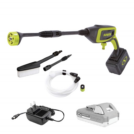 Sun Joe 24V-PP350-LTE 24-Volt IONMAX Power Cleaner Kit, W/ 2.0-Ah Battery + Charger, Water Siphon Hose, Utility Brush, and more,  (w/ 2.0-Ah Battery + Charger), Only $29.97