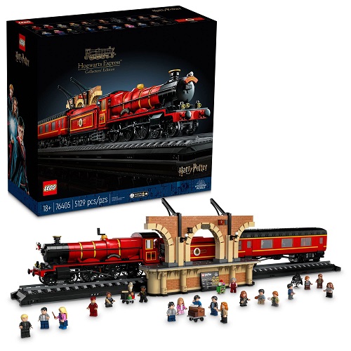 LEGO Harry Potter Hogwarts Express – Collectors' Edition 76405, Iconic Replica Model Steam Train from The Films, Collectible Memorabilia Set for Adults, List Price is $499.99, Now Only $349.99