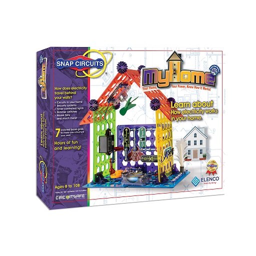 Snap Circuits Elenco My Home Electronics Building Kit for Kids Ages 8 and Up, List Price is $69.99, Now Only $40.56, You Save $29.43
