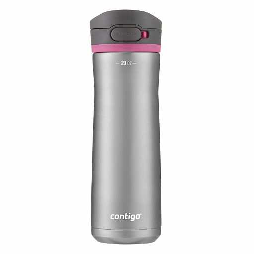 Contigo Jackson Chill 2.0 Vacuum-Insulated Stainless Steel Water Bottle, Secure Lid Technology for Leak-Proof Travel, Keeps Drinks Cold for 12 Hours, 20oz  Only $12.50