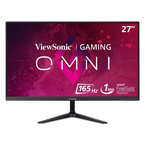 ViewSonic OMNI VX2718-P-MHD 27 Inch 1080p 1ms 165Hz Gaming Monitor with Adaptive Sync, Eye Care, HDMI and DisplayPort, Black 27-Inch 165Hz, Only $129.99