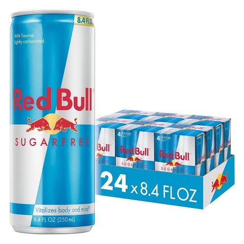 Red Bull Sugar Free Energy Drink, 8.4 Fl Oz, 24 Cans (6 Packs of 4) 8.4 oz. can Sugar Free, List Price is $36.99, Now Only $25.46