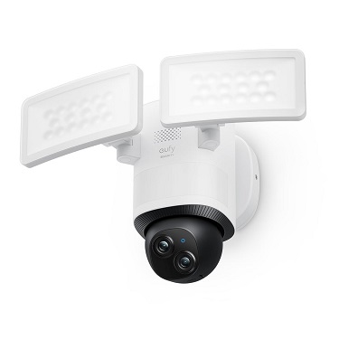 eufy Security Floodlight Camera E340 Wired, 360° Pan and Tilt, 24/7 Recording, Dual-Band Wi-Fi, 2,000 Lumens, Motion-Activated, Dual Camera, HomeBase 3 Compatible,  Only $169.99