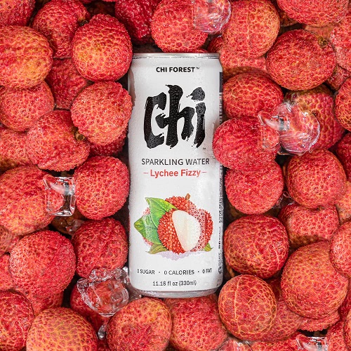 GENKI FOREST Flavored Sparkling Lychee Fizzy, 0 sugar, 0 calories, 100% flavor, 11.15 fl oz Cans(pack of 24) (Packaging May Vary) Lychee Fizzy   Only $18.98