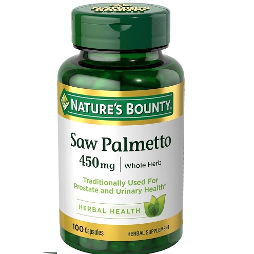 Nature's Bounty Saw Palmetto 450 mg 100 Capsules, only $7.07 ,free shipping after clipping coupon and using SS