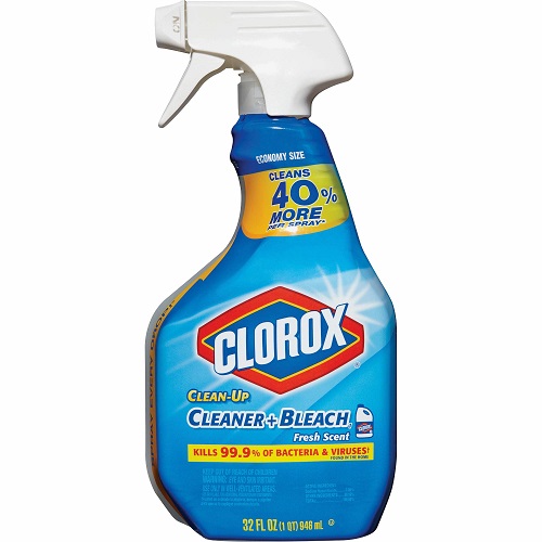 Clorox 多功能杀菌清洁喷雾，含漂白剂， 32 Fl Oz，原价$12.34，现仅售$4.48 ，免运费！