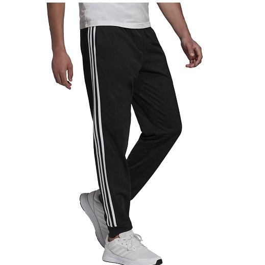 adidas Men's Essentials Warm-up Slim Tapered 3-Stripes Tracksuit Bottoms, List Price is $45, Now Only $14.00