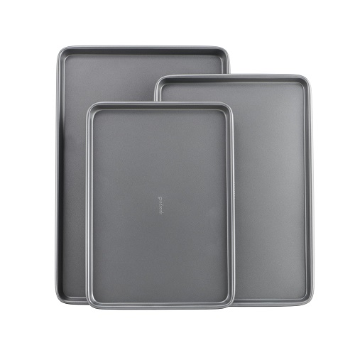 Goodcook Nonstick Steel 3-Piece Cookie Sheet Set Set of 3, List Price is $27, Now Only $15.03, You Save $11.97