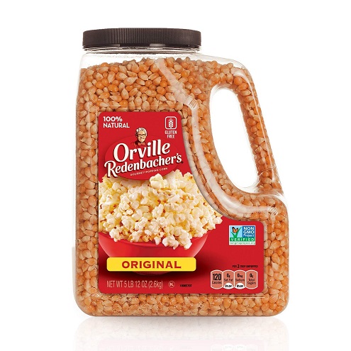 Orville Redenbacher's Original Gourmet Yellow Popcorn Kernels, 5 Pound, 12 Ounce, List Price is $27.45, Now Only $10.60