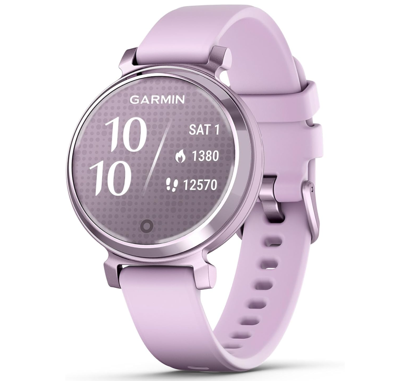 享受健康与时尚！Garmin Lily 2 智能手表，带触摸屏和蓝牙功能，电池寿命长达 5 天，纤薄秀气，美丽淡紫色，现仅售$249.99