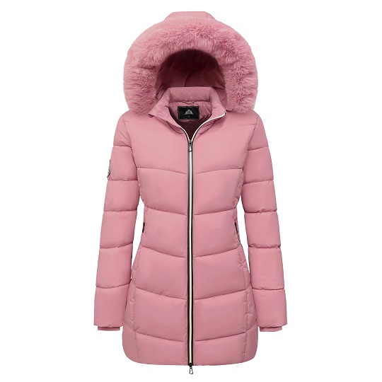 MOERDENG Women's Winter Windproof Warm Down Coats Waterproof Thicken Hooded fashions Puffer Jacket, List Price is $64.99, Now Only $47.99