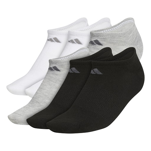 adidas Womens Superlite No Show Socks (6-pair), only $10.00