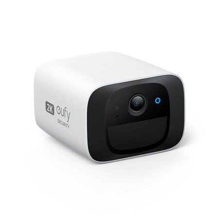 eufy Security SoloCam C210, Wireless Outdoor Camera, 2K Resolution, No Monthly Fee, Wireless, 2.4 GHz Wi-Fi, HomeBase 3 Compatible 1 Cam Pack, Now Only $49.99