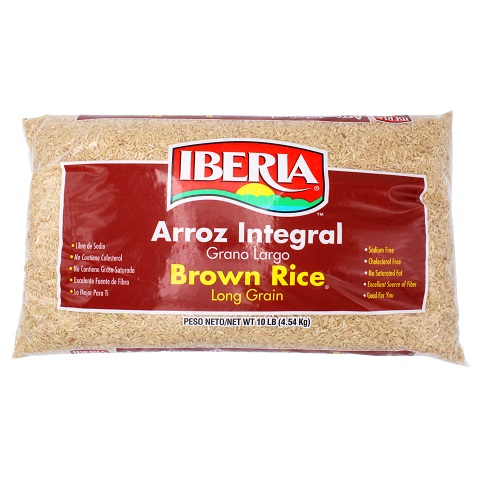 Iberia Long Grain Brown Rice, 10 lbs. Long Grain 10 Pound (Pack of 1),Only $6.23