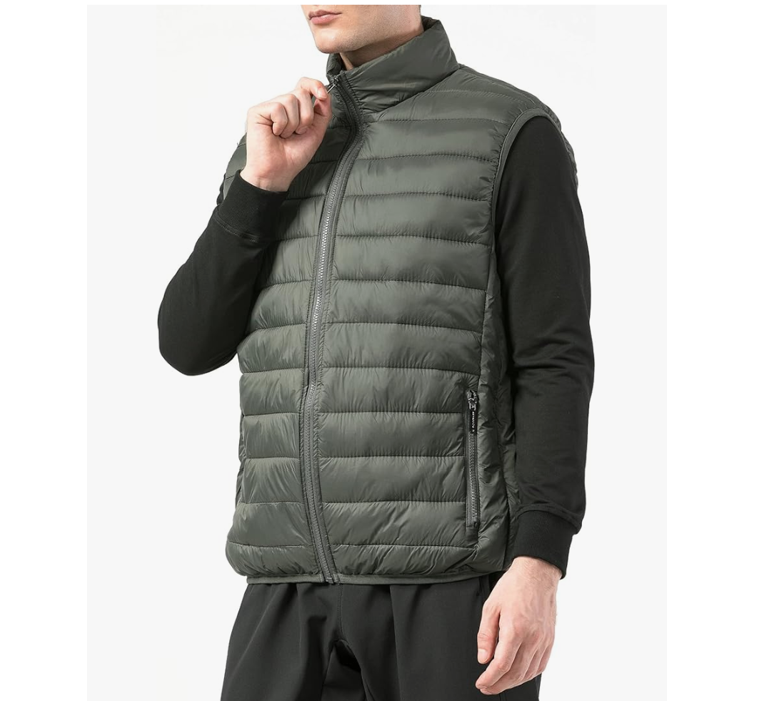保護肺部！Alpine Swiss Clark 男式輕質羽絨背心夾克，僅售$29.99，多種顏色和尺碼可選！