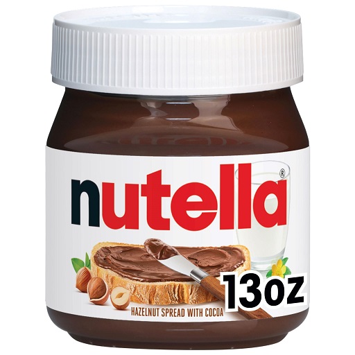 Nutella Chocolate Hazelnut Spread美味榛子可可味面包涂抹酱，13 oz，现仅售$2.99 ，免运费！
