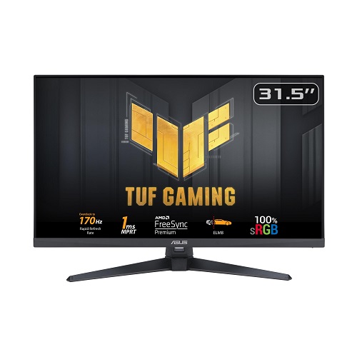 ASUS TUF Gaming 32” (31.5-inch viewable) 1080P Gaming Monitor (VG328QA1A) - Full HD, 170Hz, 1ms, Extreme Low Motion Blur, FreeSync Premium, Eye Care, Shadow Boost, HDMI, Tilt Adjustable,