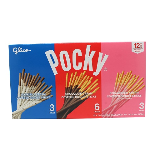 Pocky 百奇  棒棒餅乾，40g/盒，共10盒，原價$15.19，現僅售$11.06，免運費！