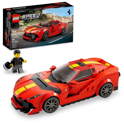 LEGO Speed Champions 1970 Ferrari 512 M Toy Car Model Building Kit 76914 Sports Red Race Car Toy, Collectible Set with Racing Driver Minifigure, List Price is $24.99, Now Only $19.99