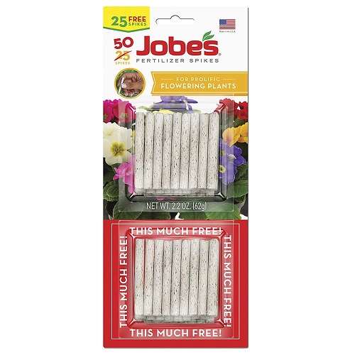 Jobe’s 开花植物 肥料营养棒，50根，原价$5.37，现仅售$2.79，免运费！