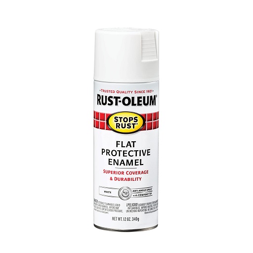 Rust-Oleum 7790830 Stops Rust Spray Paint, 12 oz, Flat White Flat Flat White 12 Ounce, List Price is $7.99, Now Only $2.97, You Save $5.02