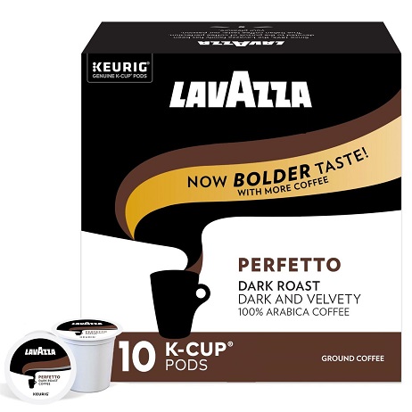 Lavazza Perfetto Single-Serve Coffee K-Cup Pods for Keurig Brewer , Dark and Velvety Roast, 10-Count Boxes (Pack of 6) Perfetto 10 Count (Pack of 6), only $20.18