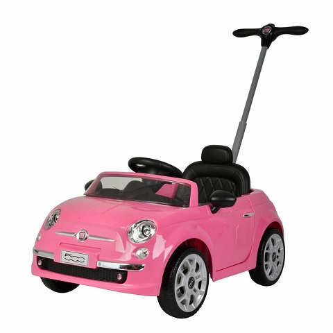 Best Ride On Cars Fiat 500 Push Car, Pink, Only $97.74