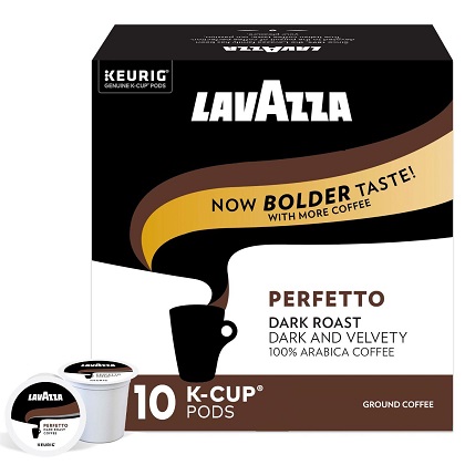 Lavazza Perfetto Single-Serve Coffee K-Cup Pods for Keurig Brewer , Dark and Velvety Roast, 10-Count Boxes (Pack of 6) Perfetto 10 Count (Pack of 6), List Price is $34.61, Now Only $16.79