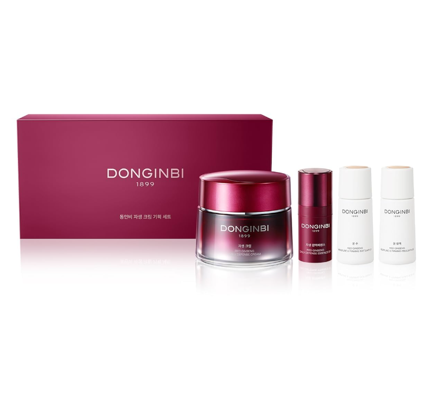 Donginbi Daily Defense Cream Set, Anti-Aging, Improved Skin Environment, Korean Ginseng Skin Care set, 3.34 floz