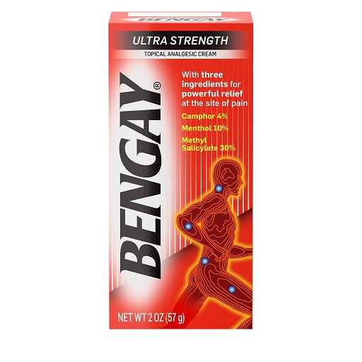 Bengay Ultra Strength Topical Pain Relief Cream, Non-Greasy Analgesic for Minor Arthritis, Muscle, Joint, and Back Pain, Camphor, Menthol & Methyl Salicylate, 2 oz Only $3.27