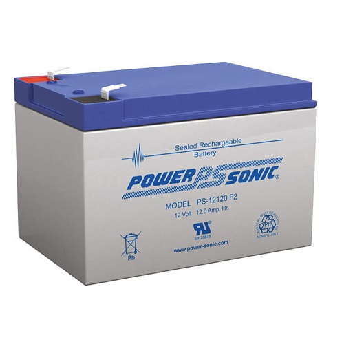 史低价！Powersonic PS-12120F2 12V 铅酸 蓄电池，原价$49.99，现仅售$29.99，免运费！