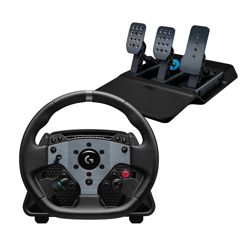 史低价！Logitech罗技 G Pro Racing 游戏方向盘 + 踏板 套装，原价$1348.99，现仅售$1155.20，免运费！