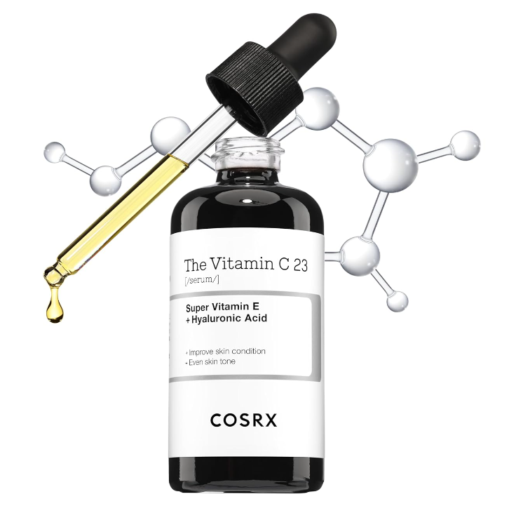 韩国COSRX 维生素 C 亮白保湿精华液 （23%），含维生素 E 和透明质酸，可有效消除细纹、肤色不均和皮肤暗沉，0.7 OZ，仅售$17.99免运费