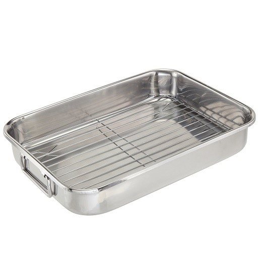 ExcelSteel 592 Roasting Pan, Stainless, Now Only $20.99