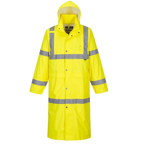 史低价！Portwest 经典 长款雨衣，带反光条，现仅售$28.48，免运费！