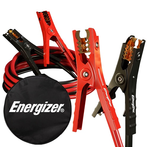 Energizer Jumper Cables for Car Battery, Heavy Duty Automotive Booster Cables for Jump Starting Dead or Weak Batteries with Carrying Bag Included (16-Feet (6-Gauge) Only $19.97