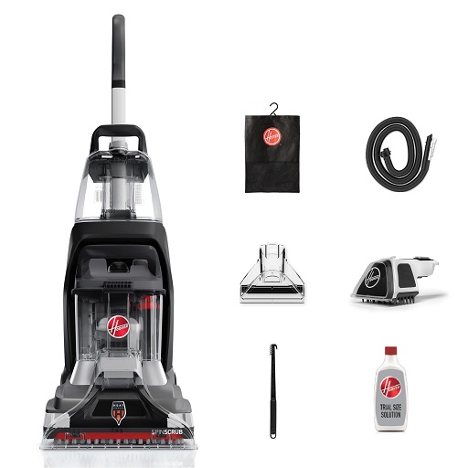 Hoover PowerScrub XL Pet Carpet Cleaner Machine, Upright Shampooer, FH68002, Black, Large, List Price is $249.99, Now Only $168, You Save $81.99