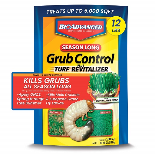 史低价！BioAdvanced杀草坪Grub 虫 颗粒，12磅，现仅售$21.84，免运费！