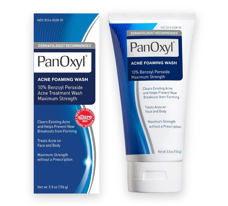 热销款！PanOxyl 痤疮泡沫洗剂，含10% 抗菌素过氧化苯甲酰，5.5 盎司，现仅售$9.28免运费！