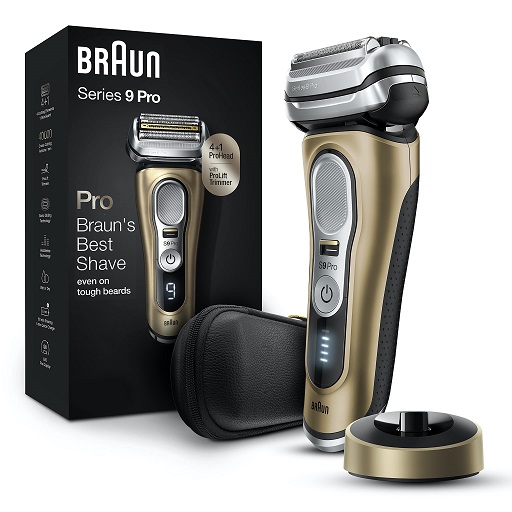 Braun Electric Razor for Men, Waterproof Foil Shaver, Series 9 Pro 9419s, Wet & Dry Shave, with ProLift Beard Trimmer for Grooming, Charging Stand Included, List Price is $299.99, Now Only $249.94
