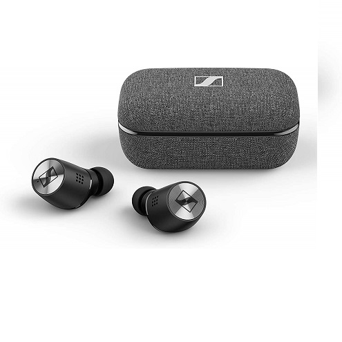 Sennheiser MOMENTUM True Wireless 2, Bluetooth Earbuds with Active Noise Cancellation, Black,  Only $92.30
