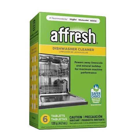 Affresh W10549851 Dishwasher Cleaner 6 Tablets Formulated to Clean Inside All Machine Models, Count 6 Carton, List Price is $8.99, Now Only $7.26