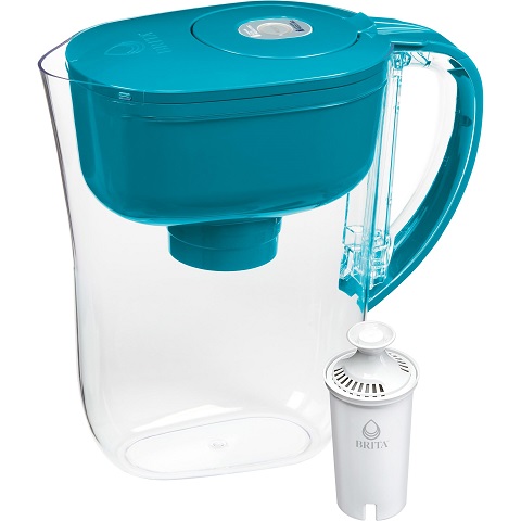 Brita Metro Water Filter Pitcher, BPA-Free Water Pitcher, Lasts Two Months or 40 Gallons, Includes 1 Filter, Kitchen Accessories, Small - 6-Cup Capacity Only $17.9