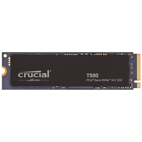 Crucial T500 1TB Gen4 NVMe M.2 Internal Gaming SSD, Up to 7300MB/s, Laptop & Desktop Compatible + 1mo Adobe CC All Apps - CT1000T500SSD8 1TB T500, List Price is $143.99, Now Only $72.49