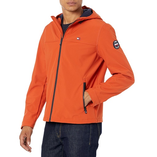 Tommy Hilfiger Men's Lightweight Performance Softshell Hoody Jacket, List Price is $79.99, Now Only $32.61, You Save $47.38